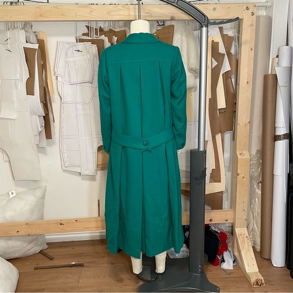 Emerald Green Wool Jacket - Picture 4 of 6